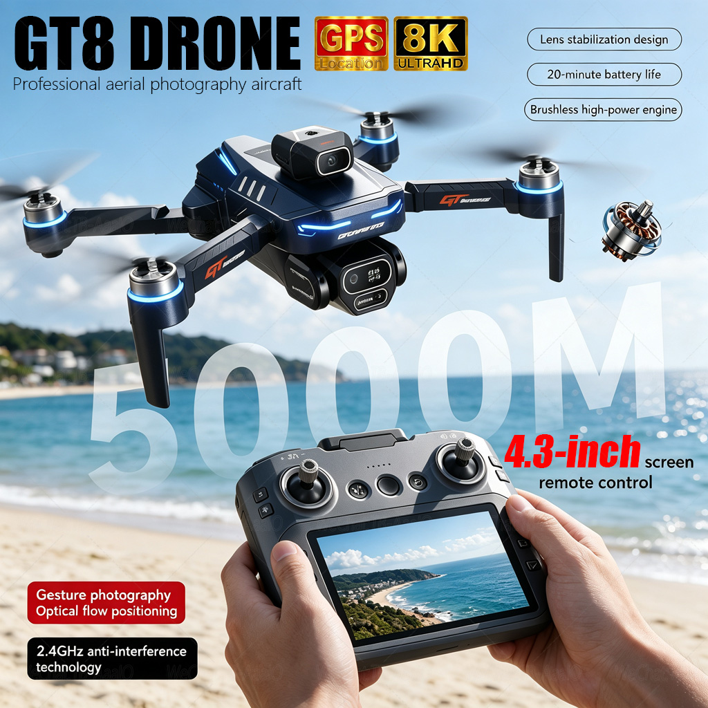 Drone Mapping - NOWY Dron GT8 HD RC 4K