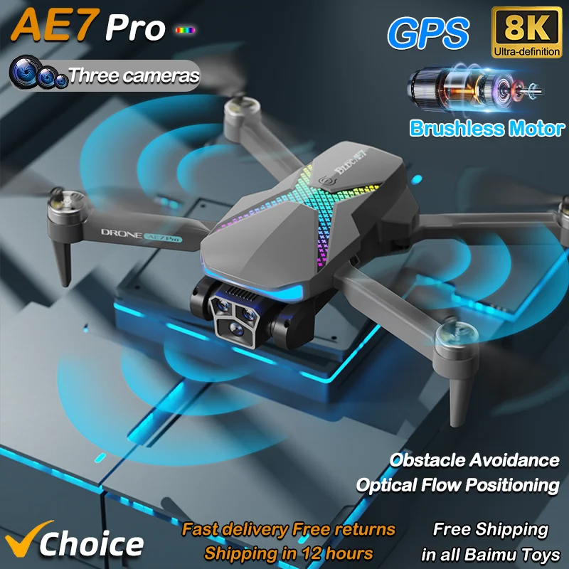 Drone Surveying - Gorący dron AE7 Pro bezszczotkowa profesjonalna