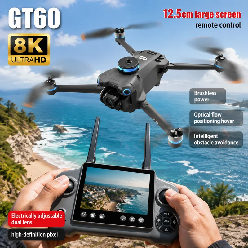 Drone Mapping - NOWY MINIDRON GT60 Z PODWÓJNYMI KAMERAMI