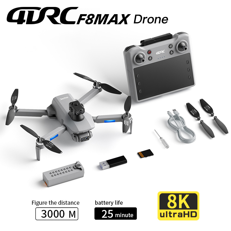 Drone Mapping - Dron F8 MAX GPS Profesjonalny z