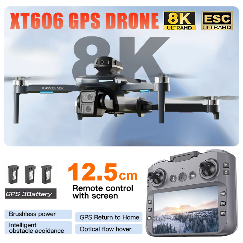 Dron XT606 MAX 3 z baterią, ka – Drone Multispectral recenzja i cena