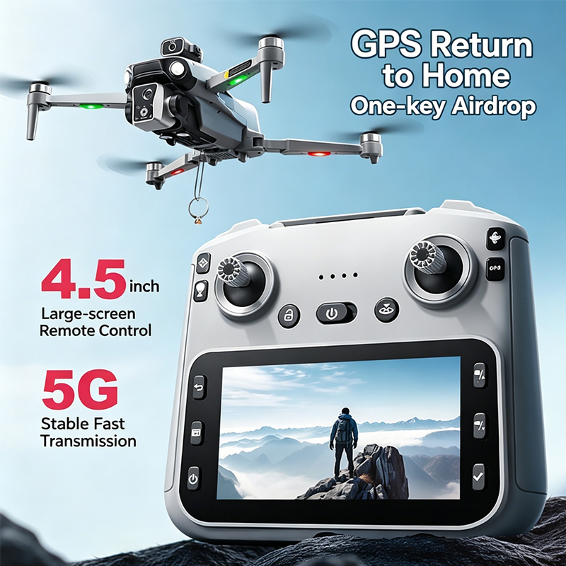 Dron K19 MAX GPS z kamerą 4K,  – Drone Multispectral recenzja i cena